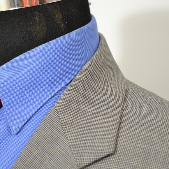 Ralph Lauren 44L Sport Coat Blazer Suit Jacket Gra - Picture 2 of 8